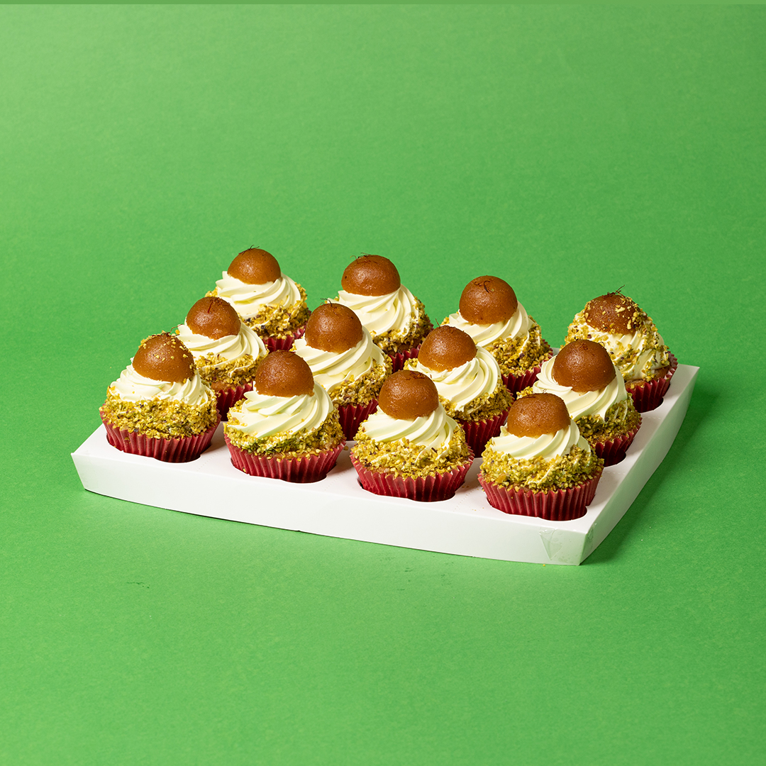 Gulab Jamun Cupcakes